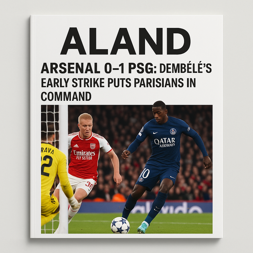 Arsenal vs PSG Champions League 2025: Dembele’s Early Goal Gives PSG the Edge